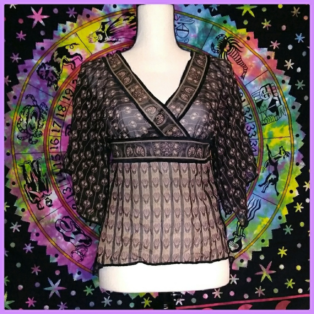 **NWT** Studio M 100% Silk Top